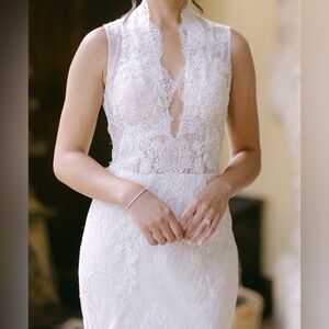 Monique Lhuillier Bliss Lace Wedding Dress $7500